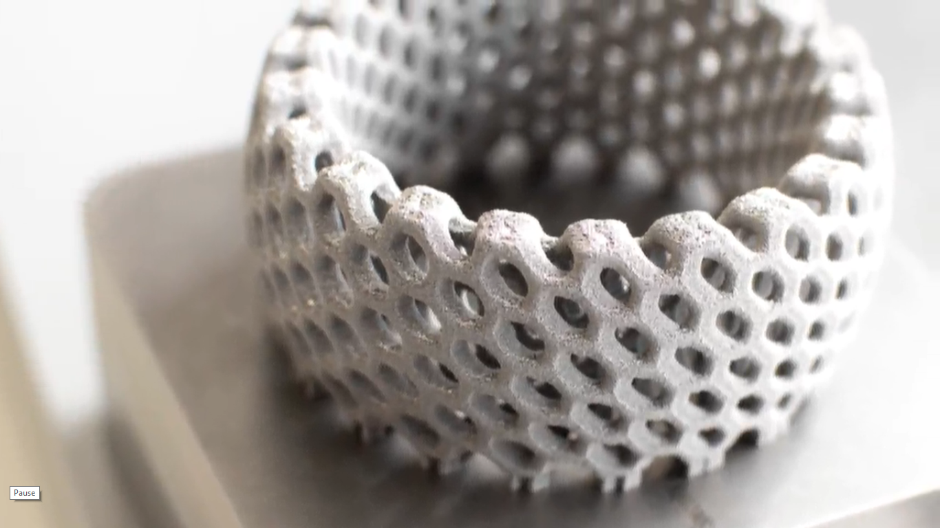 The first component printed using LFT. Photo via Aurora Labs. The first component printed using LFT. Photo via Aurora Labs.