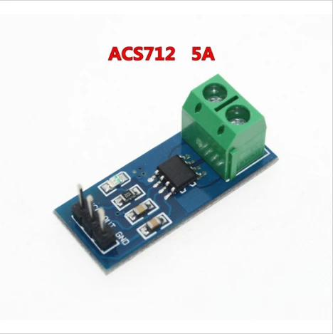 ACS712 5A Czujnik hallotronowy z czujnikiem zakresu prosty pin